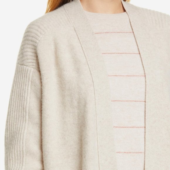 NWT Vince Open Front Wool Blend Cardigan - Picture 6 of 9